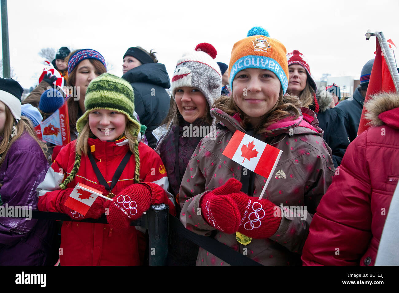 Olympic Torch Relay Community Celebration Vancouver 2010, in Huntsville