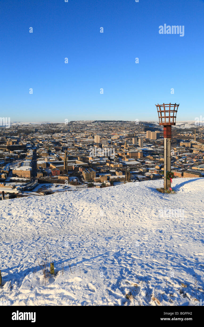Beacon Hill and Halifax, West Yorkshire, England, UK Stock Photo Alamy