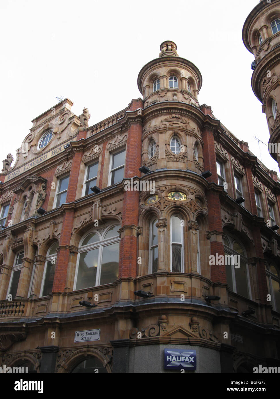 King Edward House restaurant Leeds UK Victorian Quarter Stock Photo Alamy