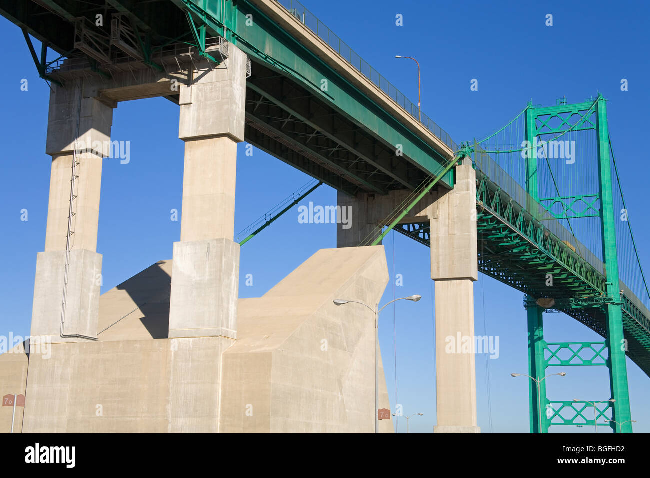 Concrete Anchors, Vincent Thomas Suspension Bridge,San Pedro,Los