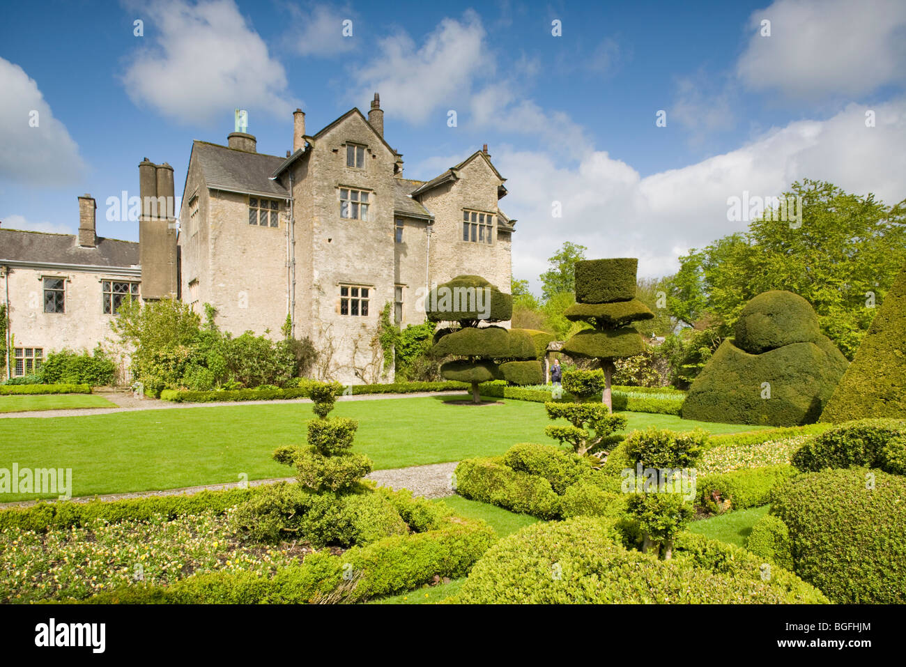 Levens Hall, Lake District. Cumbria Stock Photo Alamy