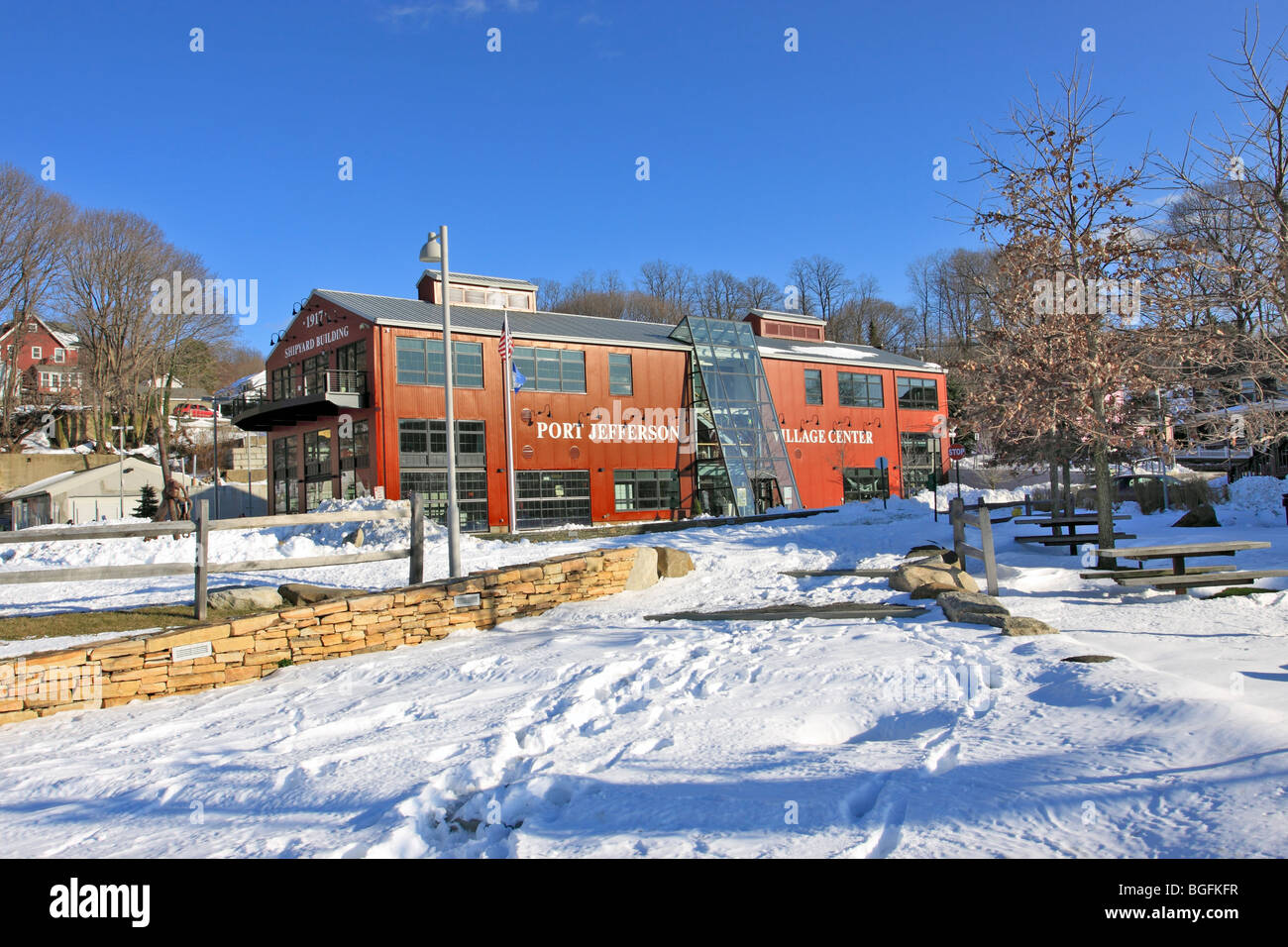 The Port Jefferson Village Center community building, Port Jefferson