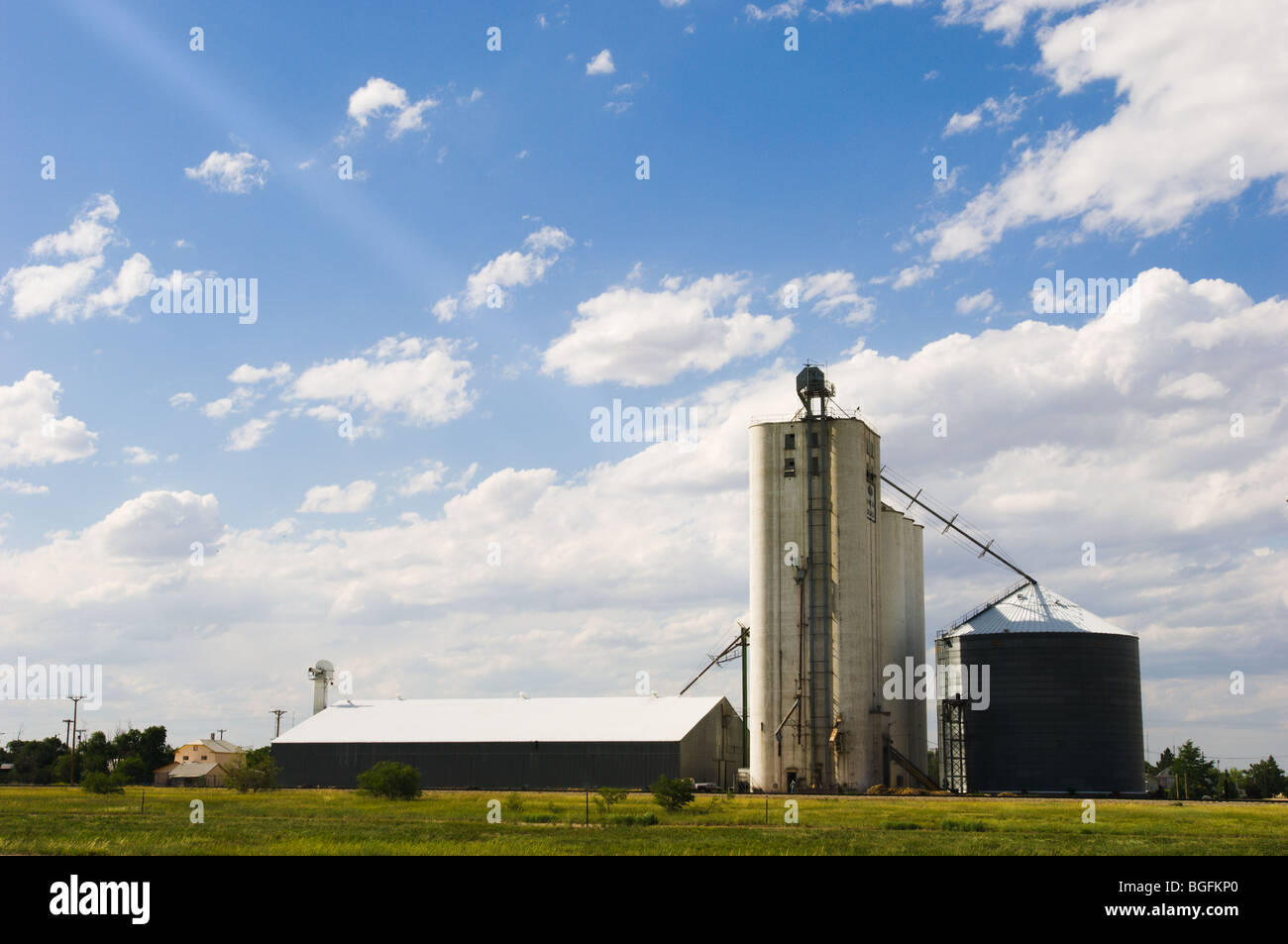 Granary in Arriba, Colorado Stock Photo Alamy
