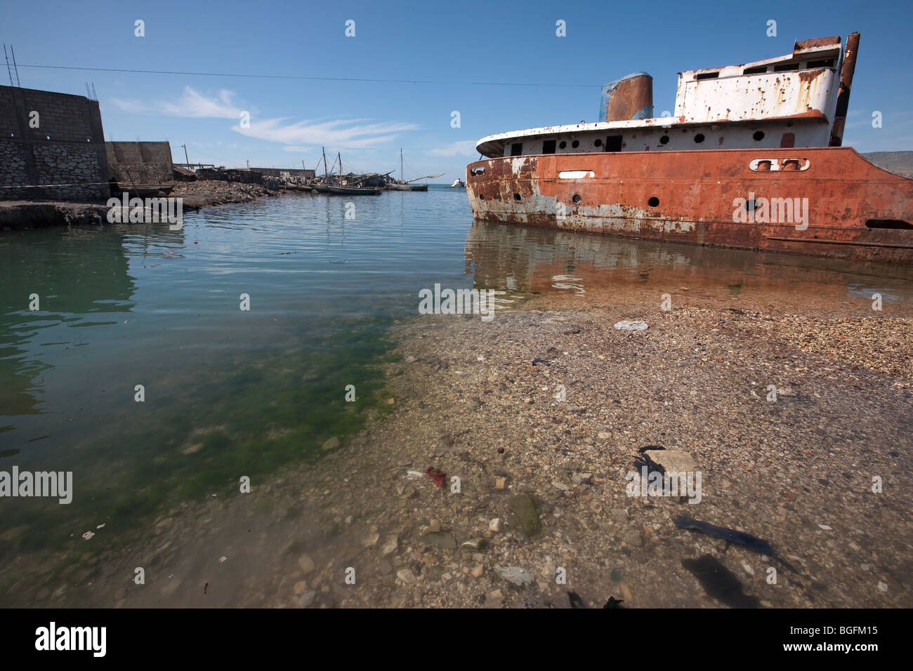 Old port in Gonaives, Artibonite Department, Haiti Stock Photo Alamy
