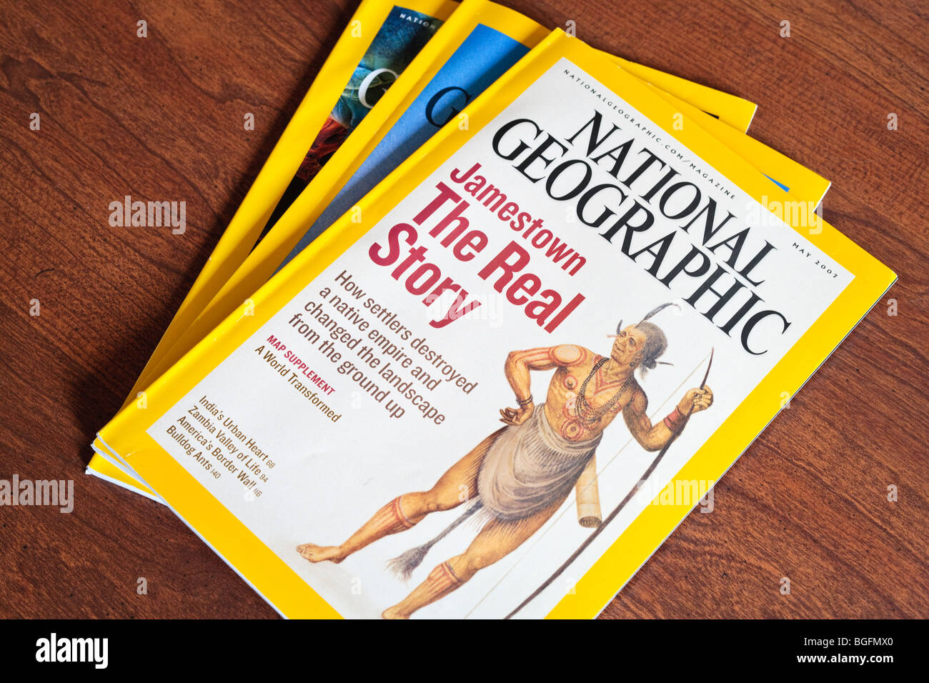 National Geographic Magazine Stock Photo