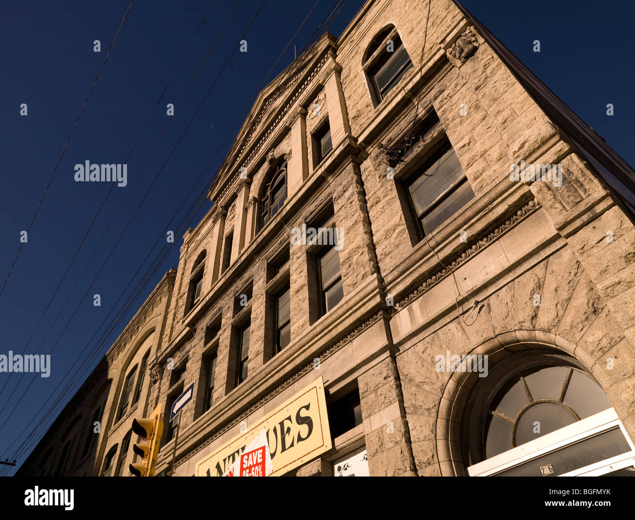 Heritage building, Exchange District, Winnipeg, Manitoba, Canada Stock Photo Alamy