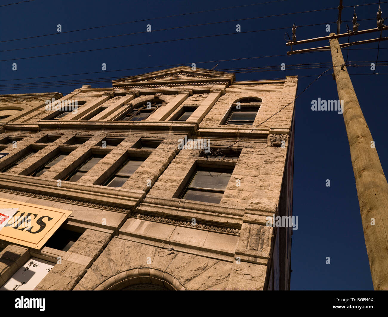 Heritage building, Exchange District, Winnipeg, Manitoba, Canada Stock Photo Alamy