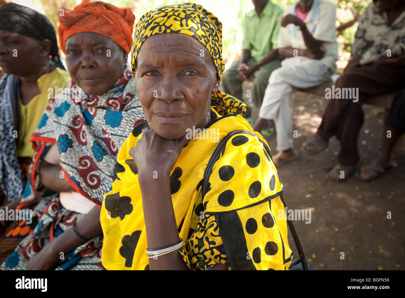 Women at a medical dispensary, Chekereni Village, Tanzania, East Africa