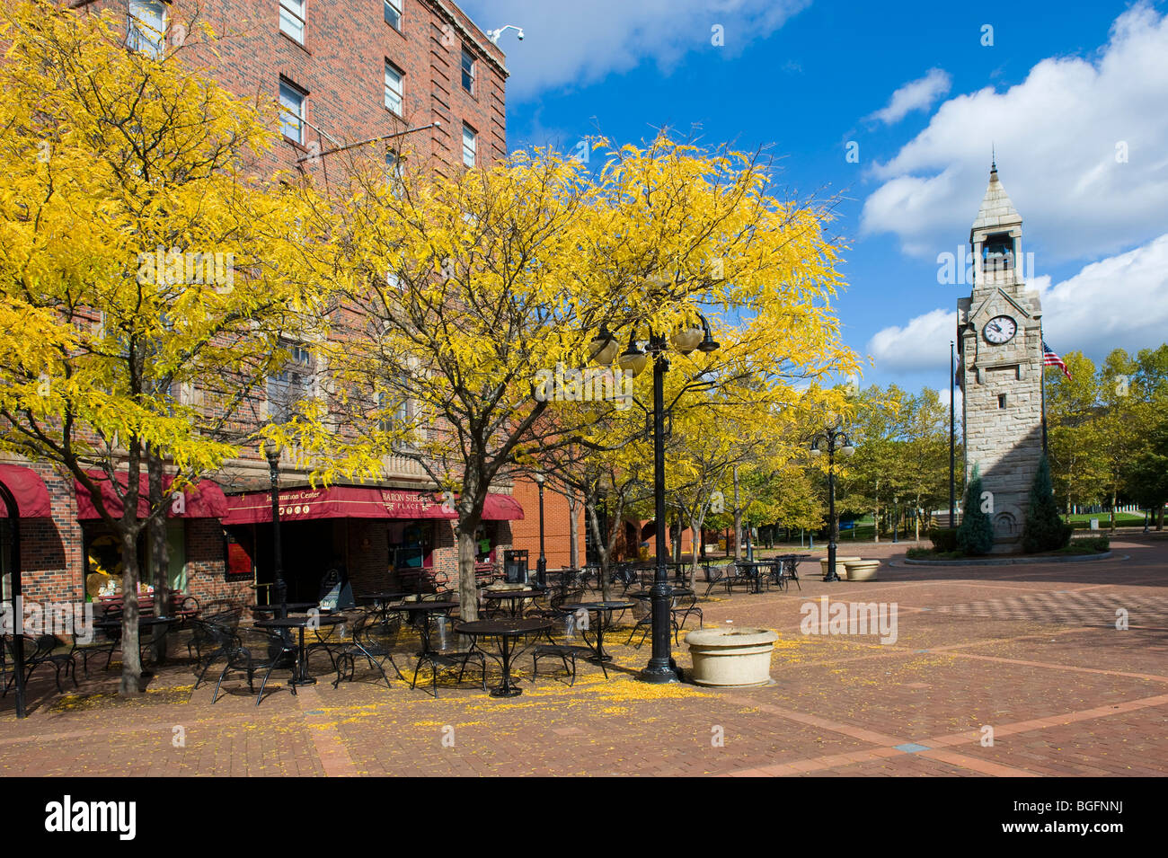 Gaffer District Downtown Corning New York Finger Lakes Region Stock ...