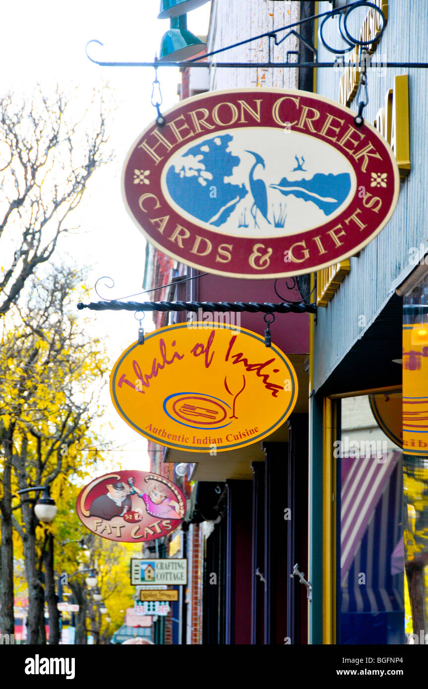 Market Street Downtown Shopping Corning New York Finger Lakes Region