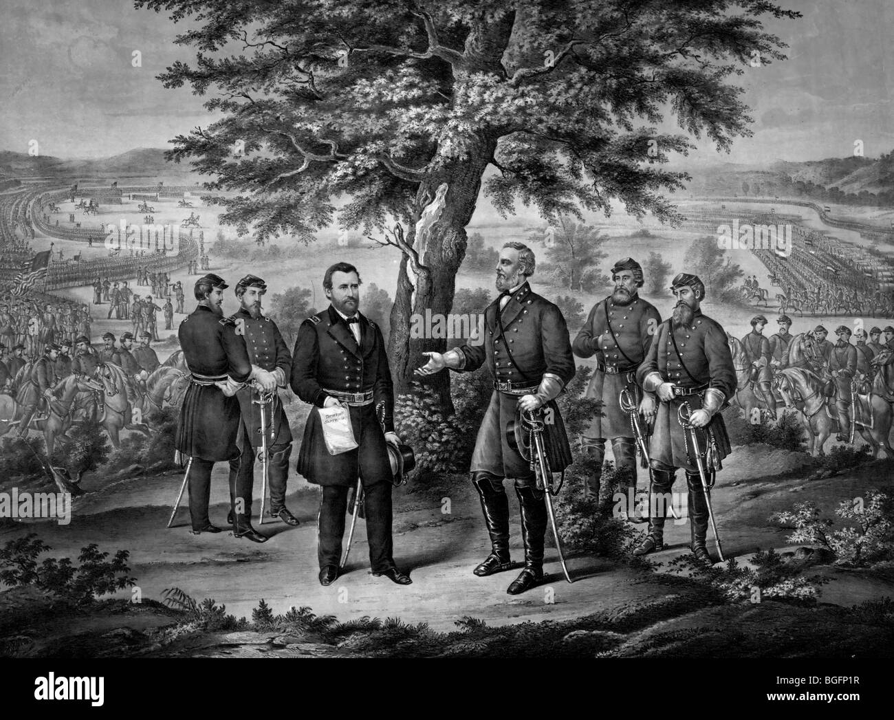 The surrender of General Lee and his entire Army to Lieutenant General