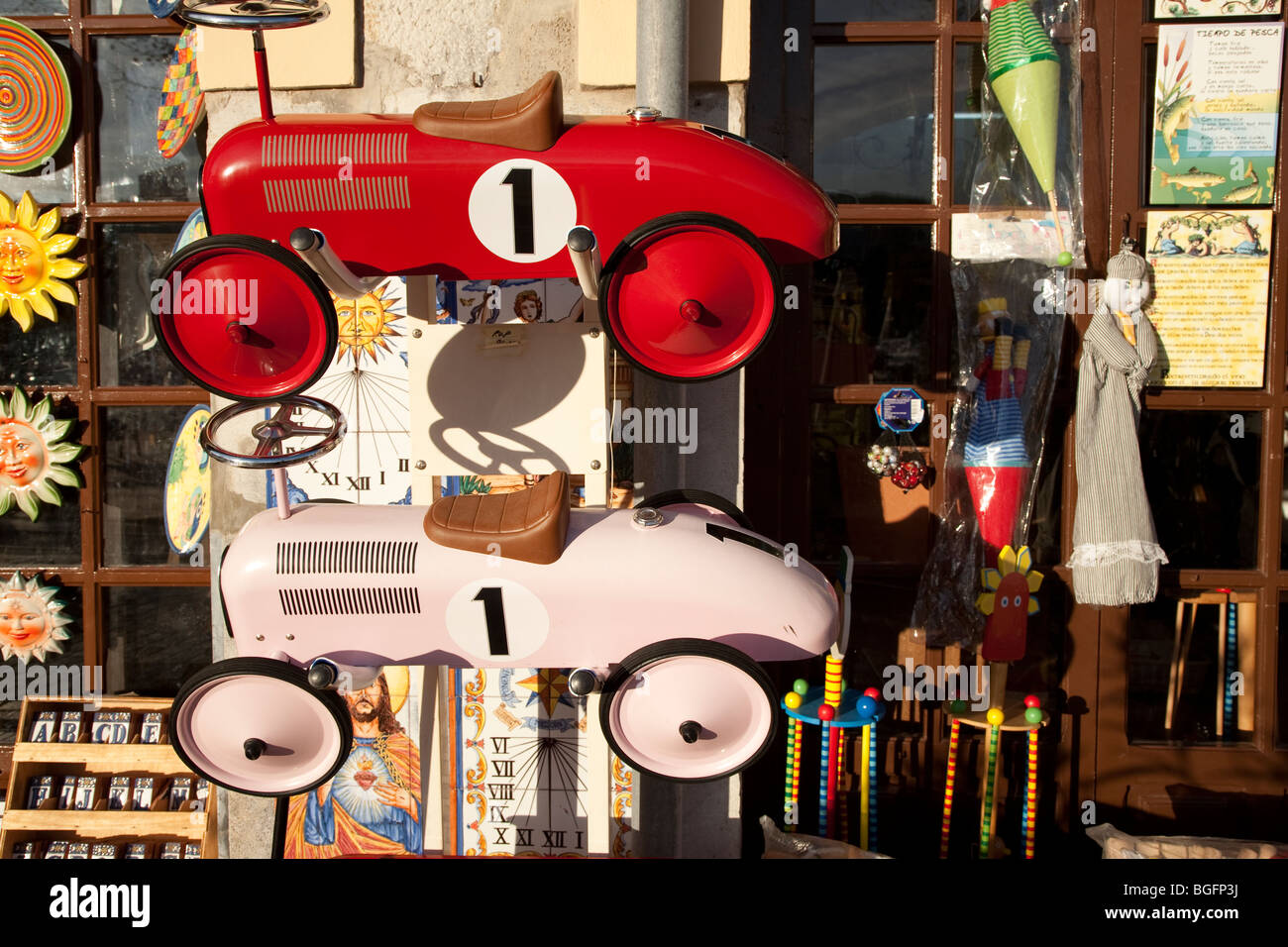Souvenir Toy Shop, Soller Port, Mallorca, Spain Stock Photo Alamy