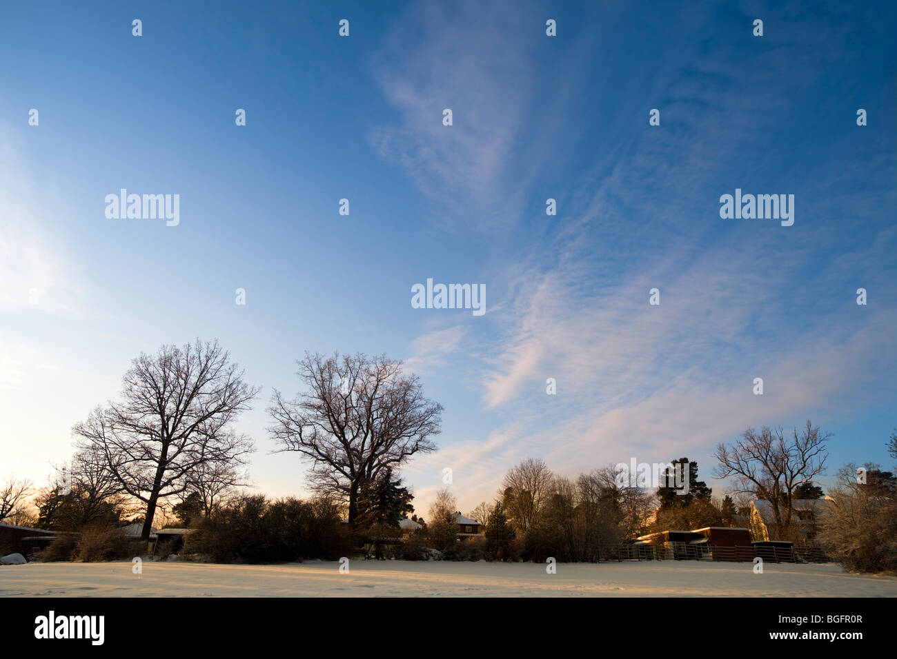 Kottlavägen, Lidingö (Sweden) Stock Photo
