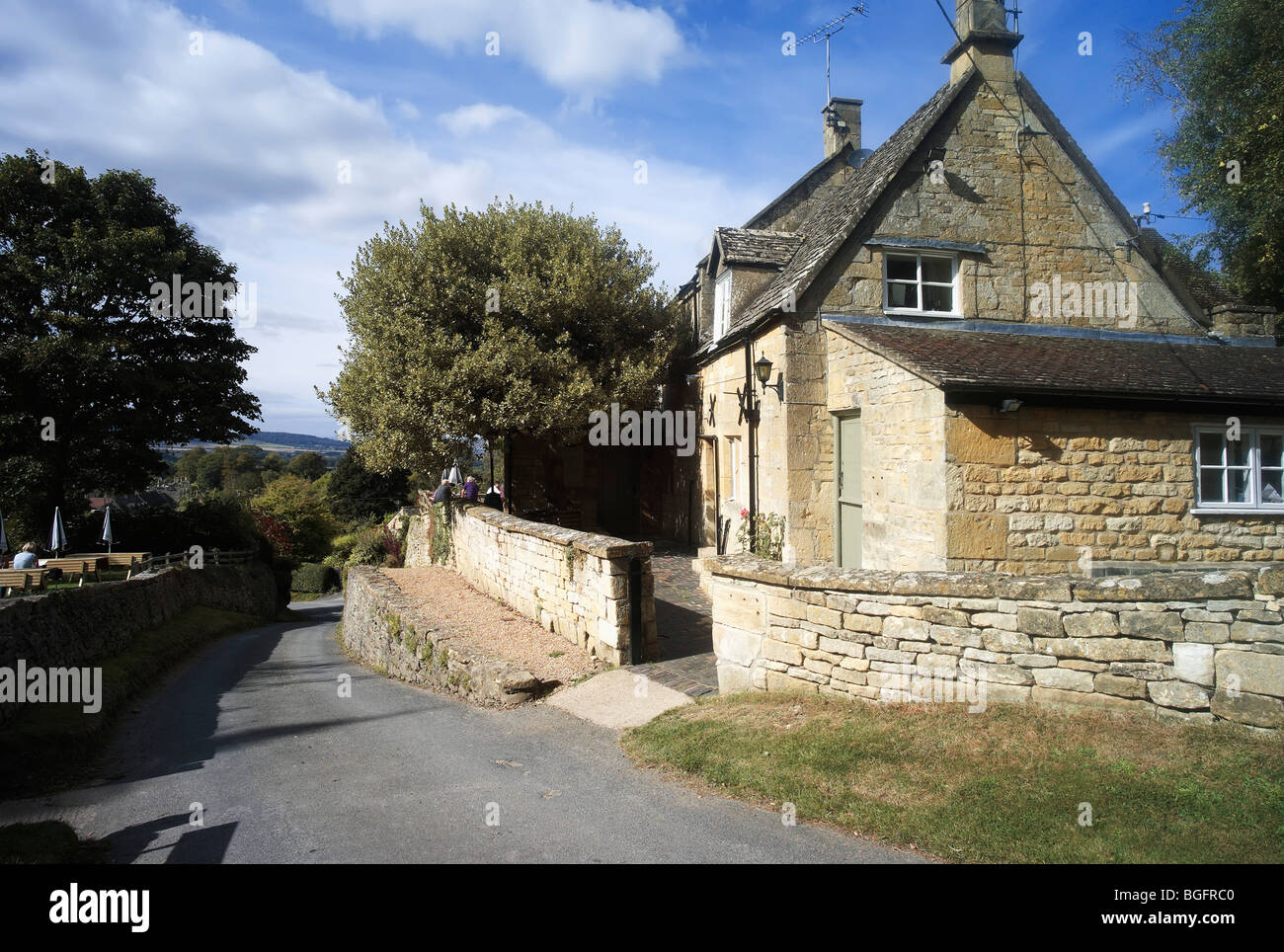 house high street stanton cotswolds gloucestershire uk Stock Photo Alamy