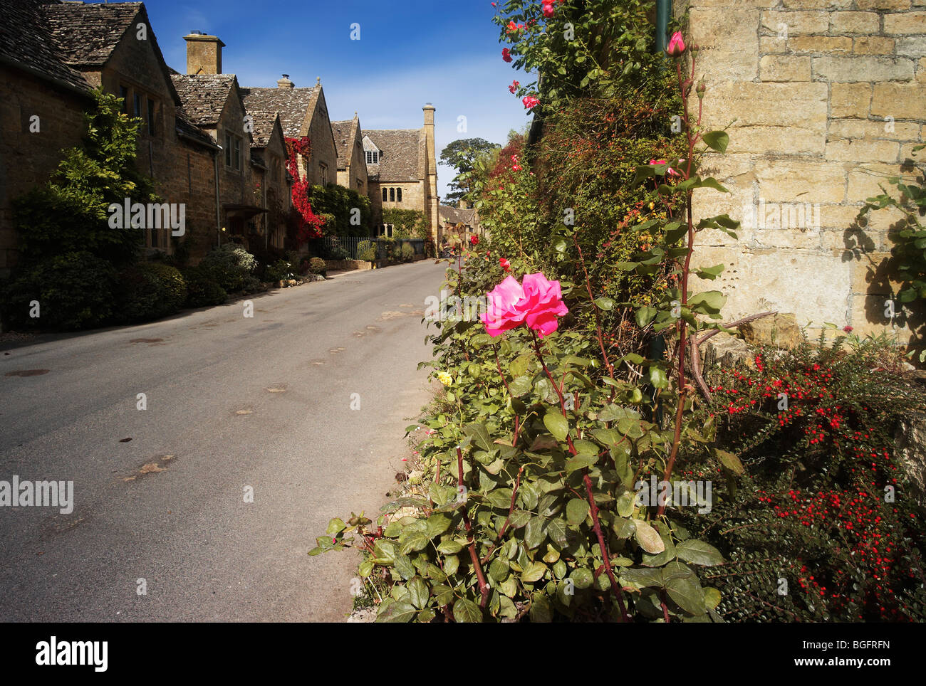 house high street stanton cotswolds gloucestershire uk Stock Photo Alamy