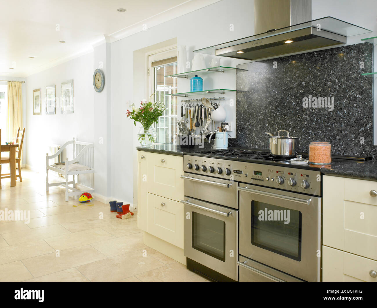 Granite Kitchen Bench Stock Photos Granite Kitchen Bench Stock