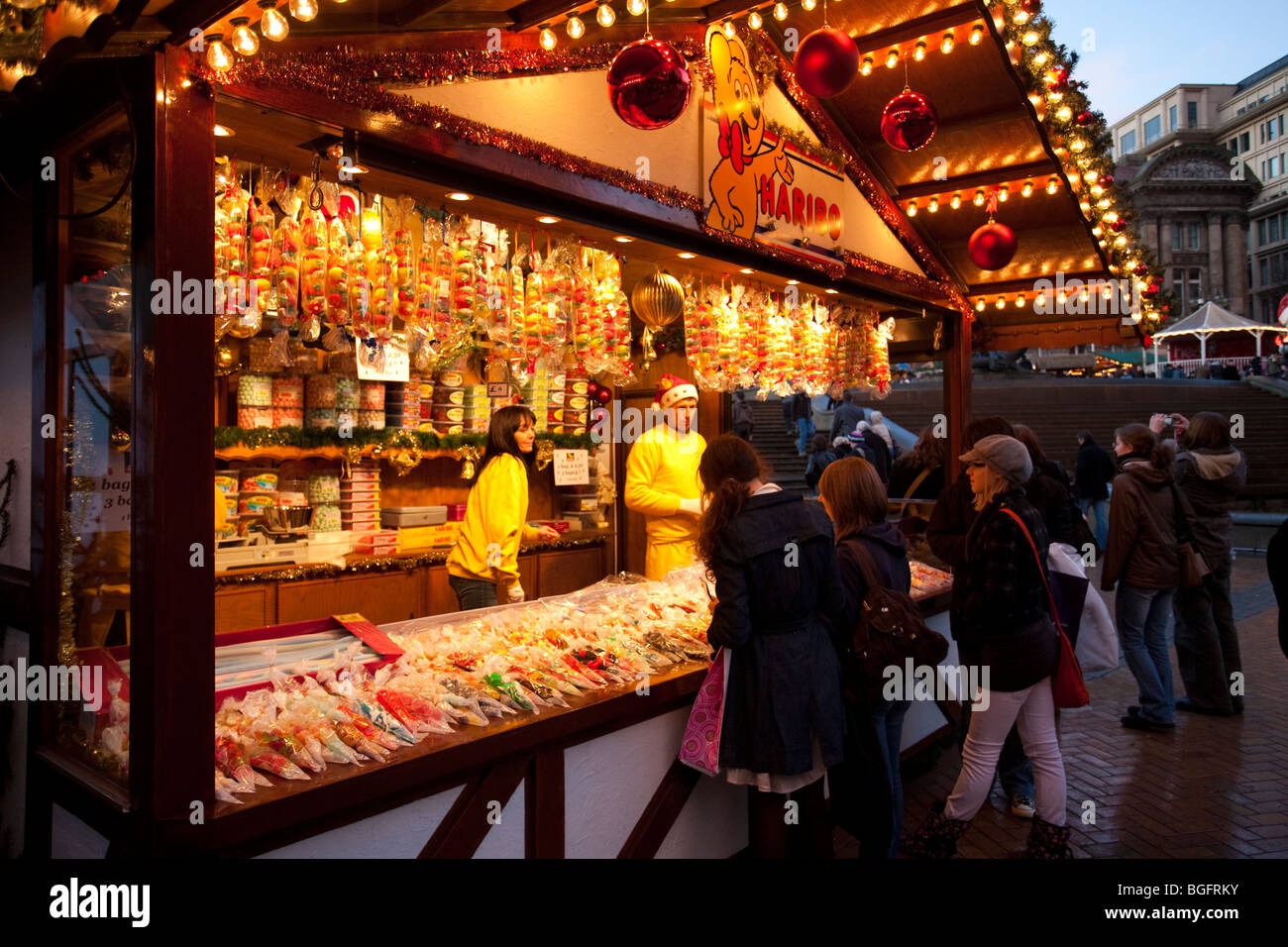 Birmingham Christmas Market Stock Photo Alamy