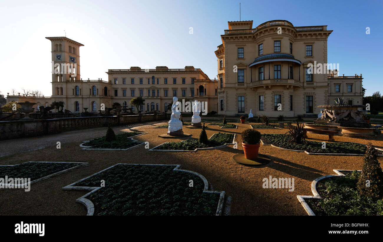 Osborne House Queen Victoria's Island Family Home View Over Terrace