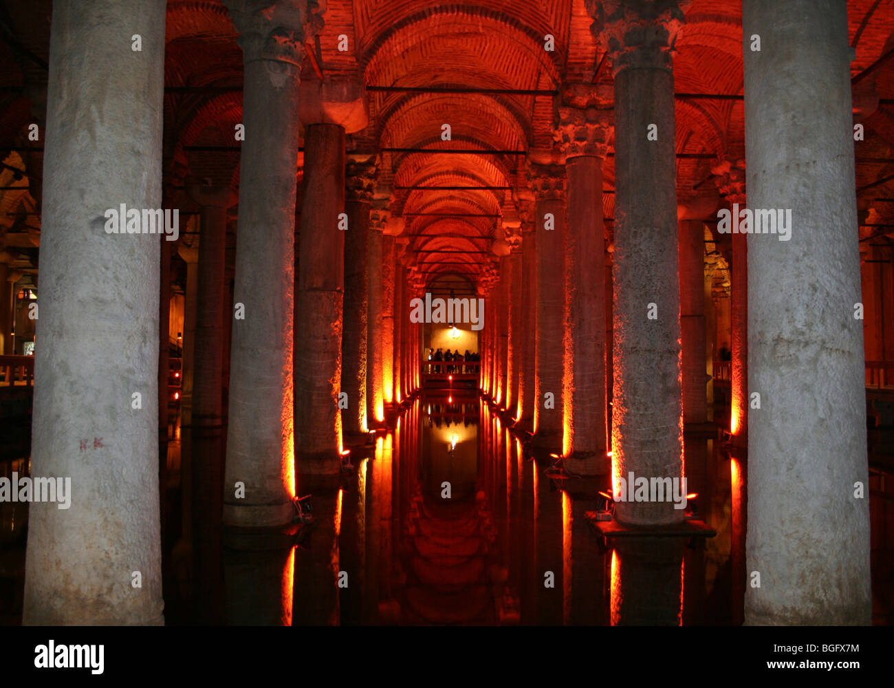 Amazing Basilica underground Cistern in Istanbul Turkey Stock Photo Alamy