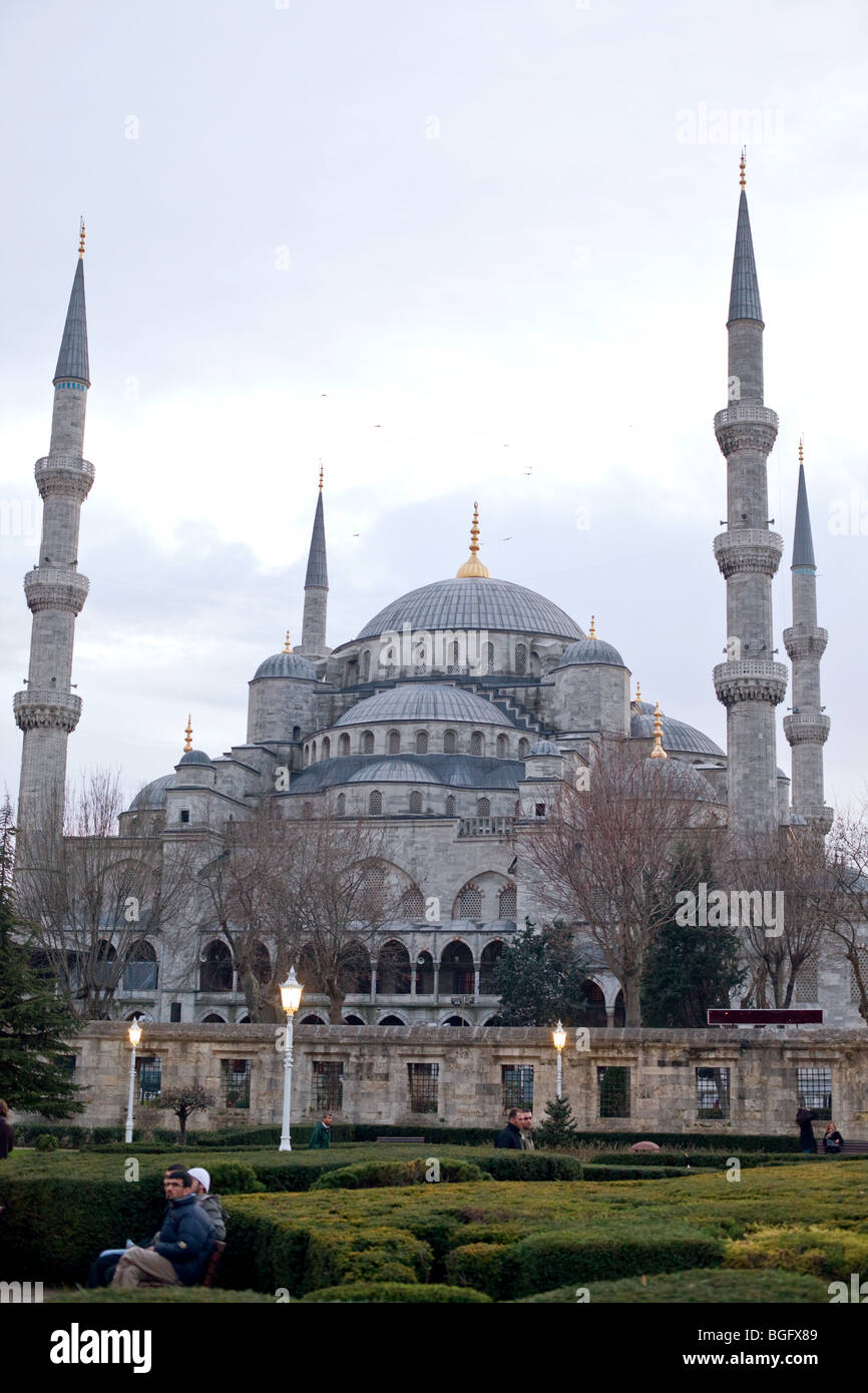 Blue Mosque , Sultan Ahmet MOsque, Istanbul Turkey Stock Photo