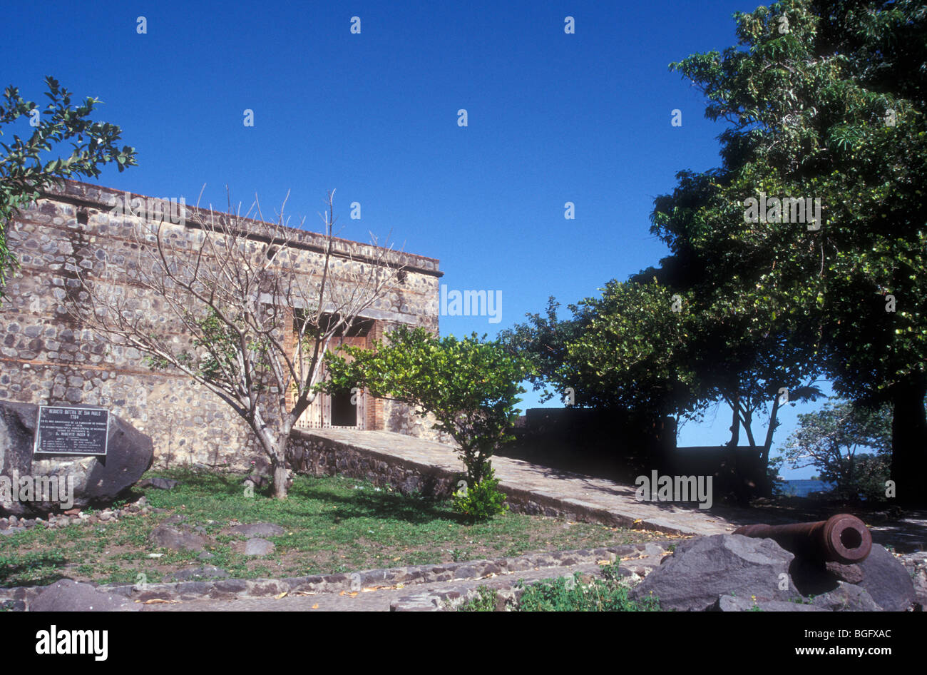 Castillo San Pablo, an 18th century Spanish fort in Las Isletas near Granada,  Nicaragua Stock Photo - Alamy