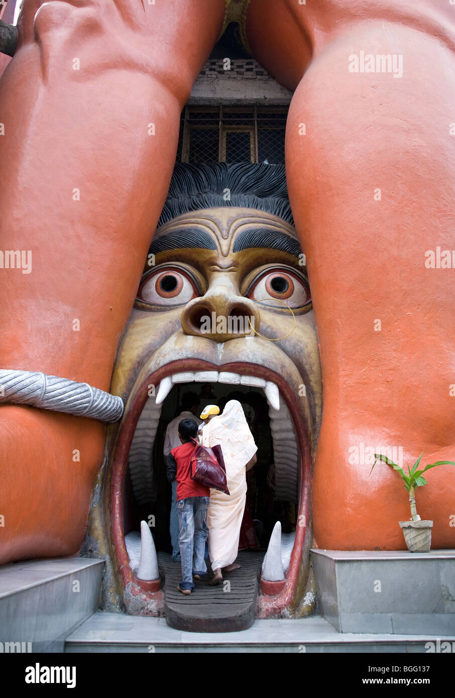 Hanuman temple entrance mouth hires stock photography and images Alamy