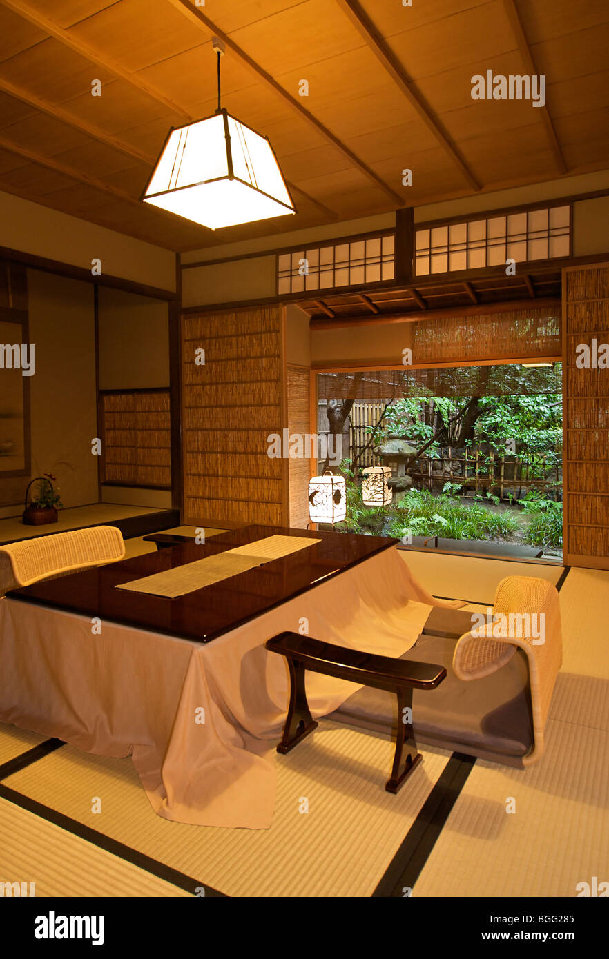 Tawaraya ryokan, Kyoto. A traditional Japanese style guest house. Japan