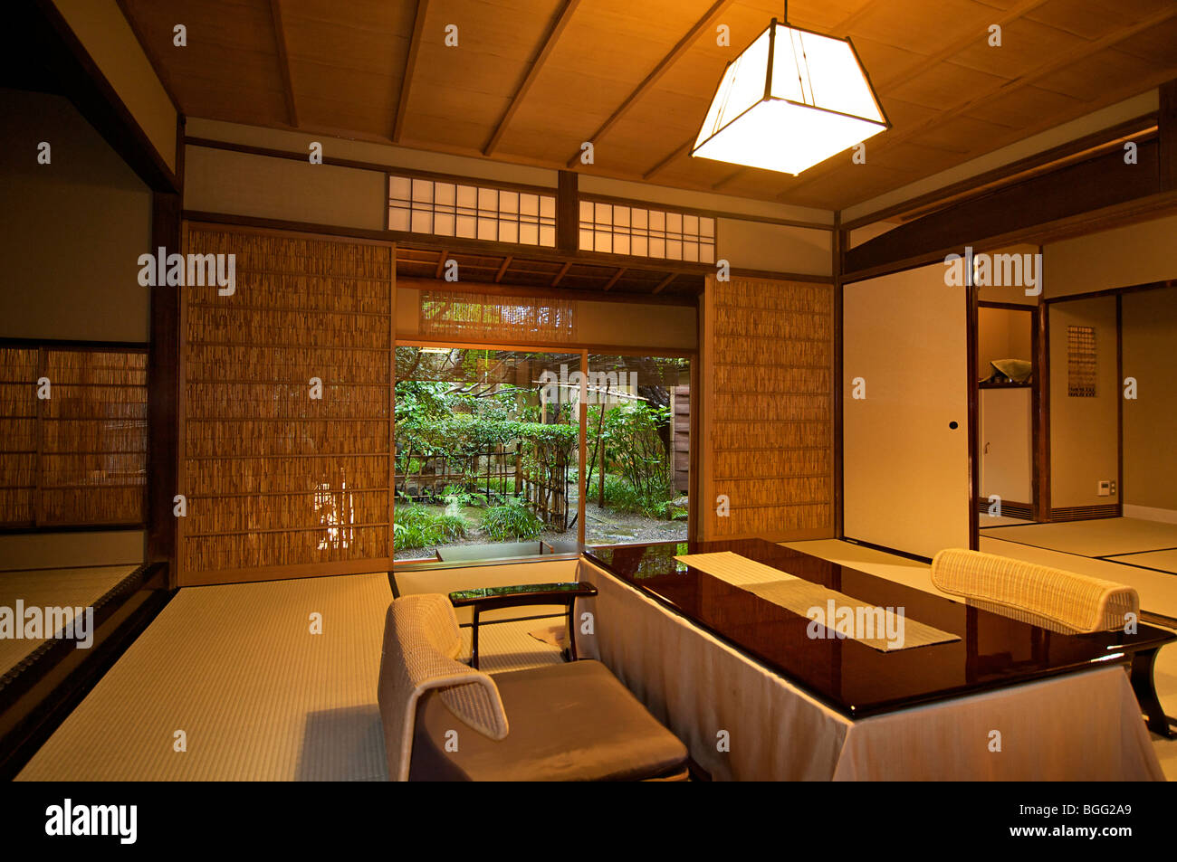 Tawaraya ryokan, Kyoto. A traditional Japanese style guest house. Japan Stock Photo Alamy