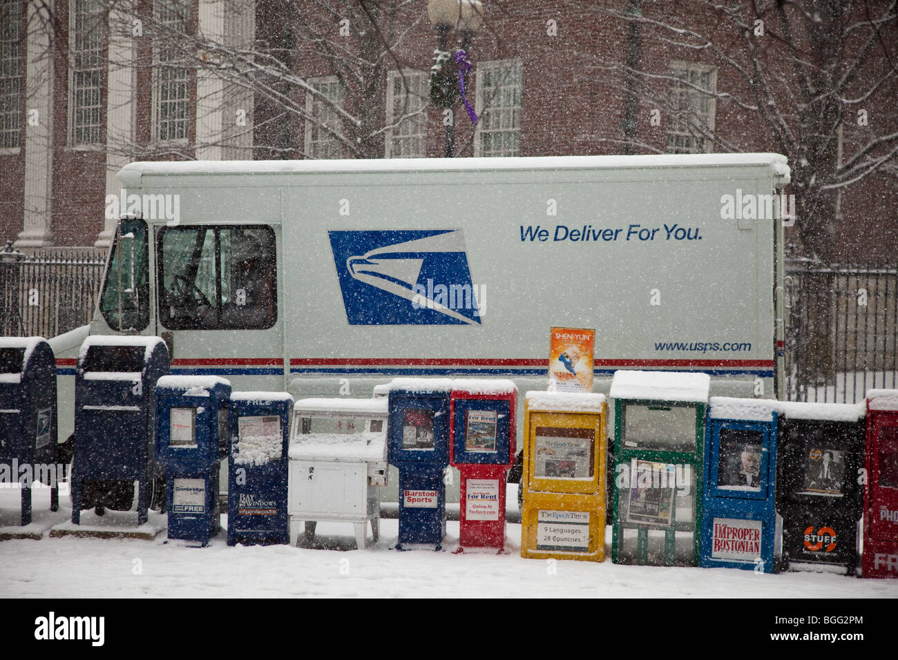 Postal service truck hi res stock photography and images Alamy Postal service truck hi res stock photography and images Alamy