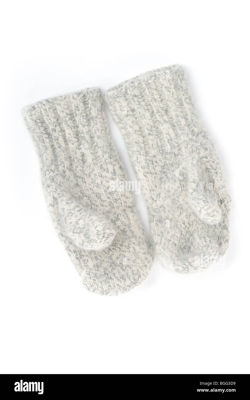 Warm wool mittens Stock Photo Alamy