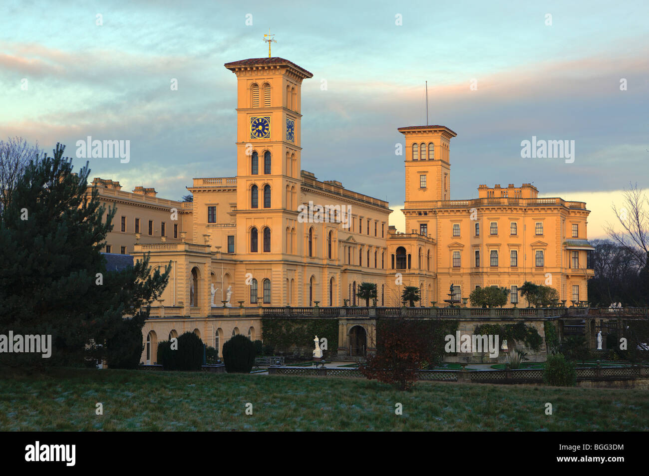 Osborne House Queen Victoria's Family Home View to Clock Tower