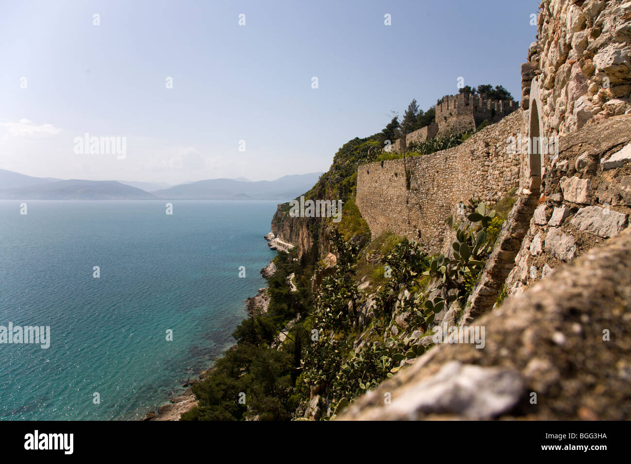 A Scenic View of Nafplion Stock Photo