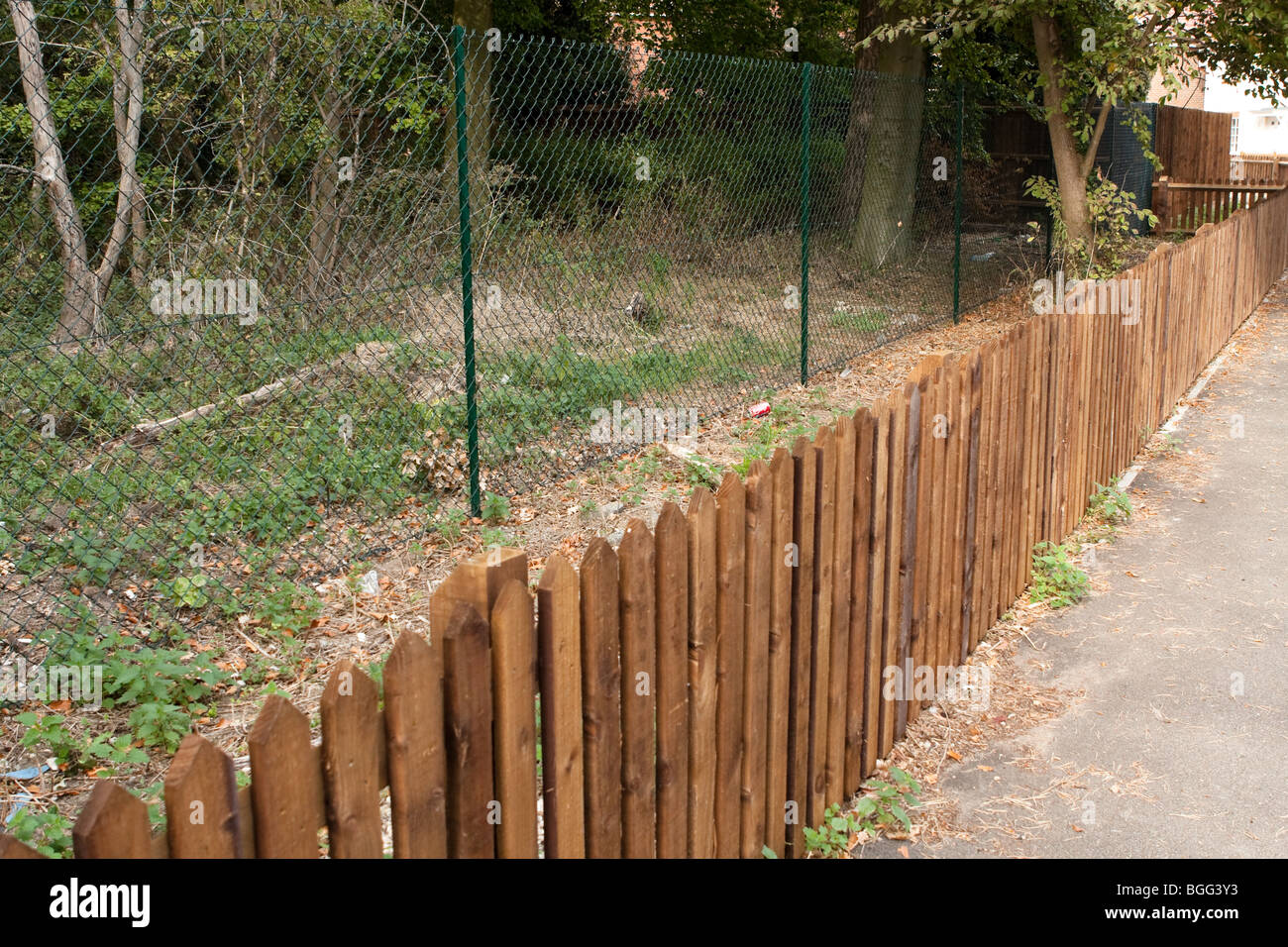 Wood and fencing supplies Stock Photo Alamy