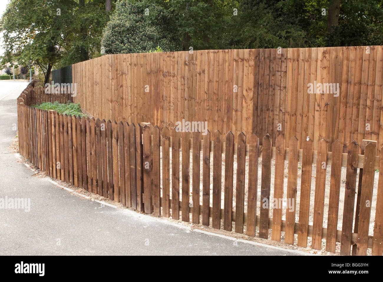 Wood and fencing supplies Stock Photo Alamy