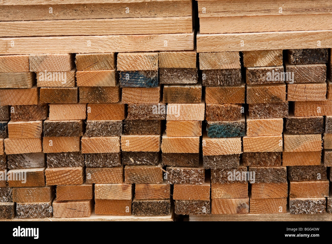 Wood and fencing supplies Stock Photo Alamy