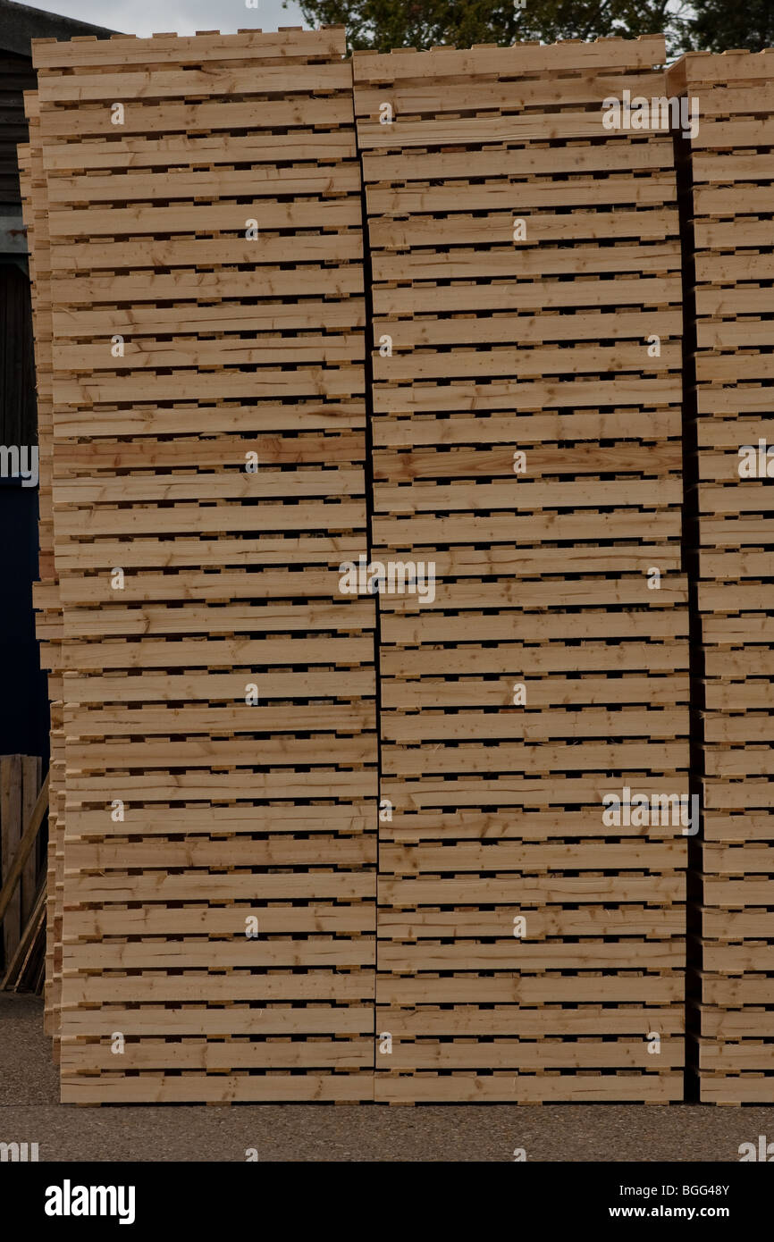 Wood and fencing supplies Timber Merchant UK Stock Photo Alamy