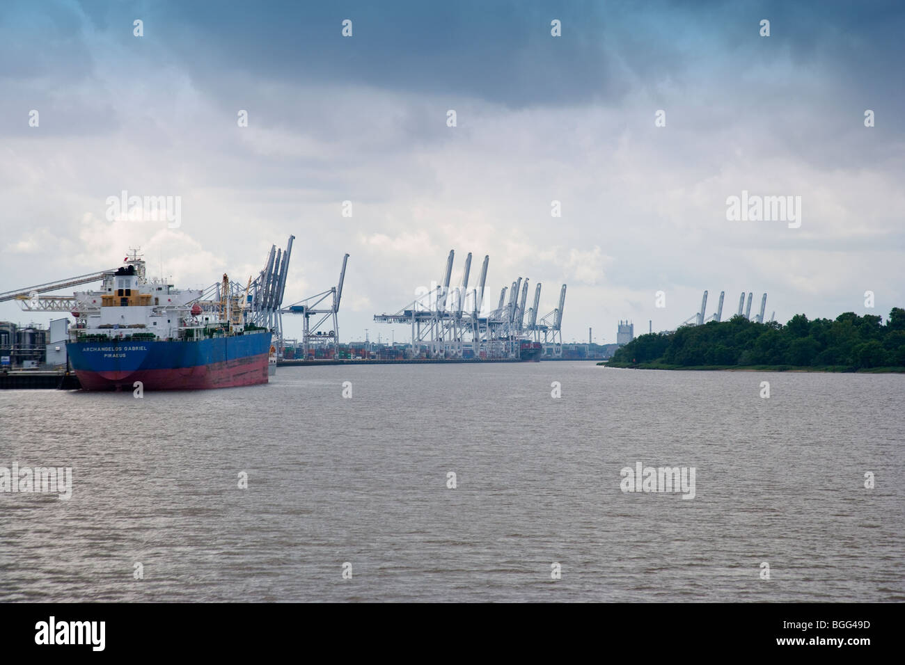 Port of Savannah, Georgia Stock Photo