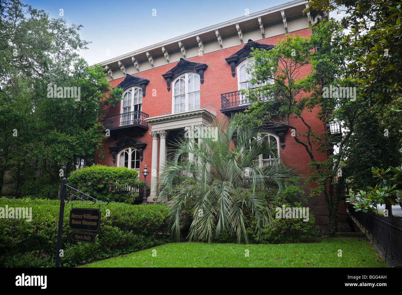 Mercer Williams House, Savannah Stock Photo