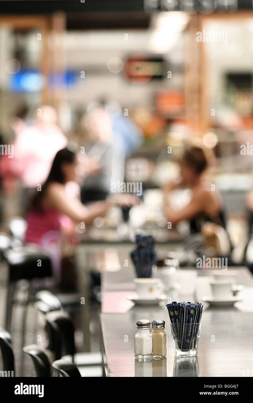 Outdoor cafe Stock Photo