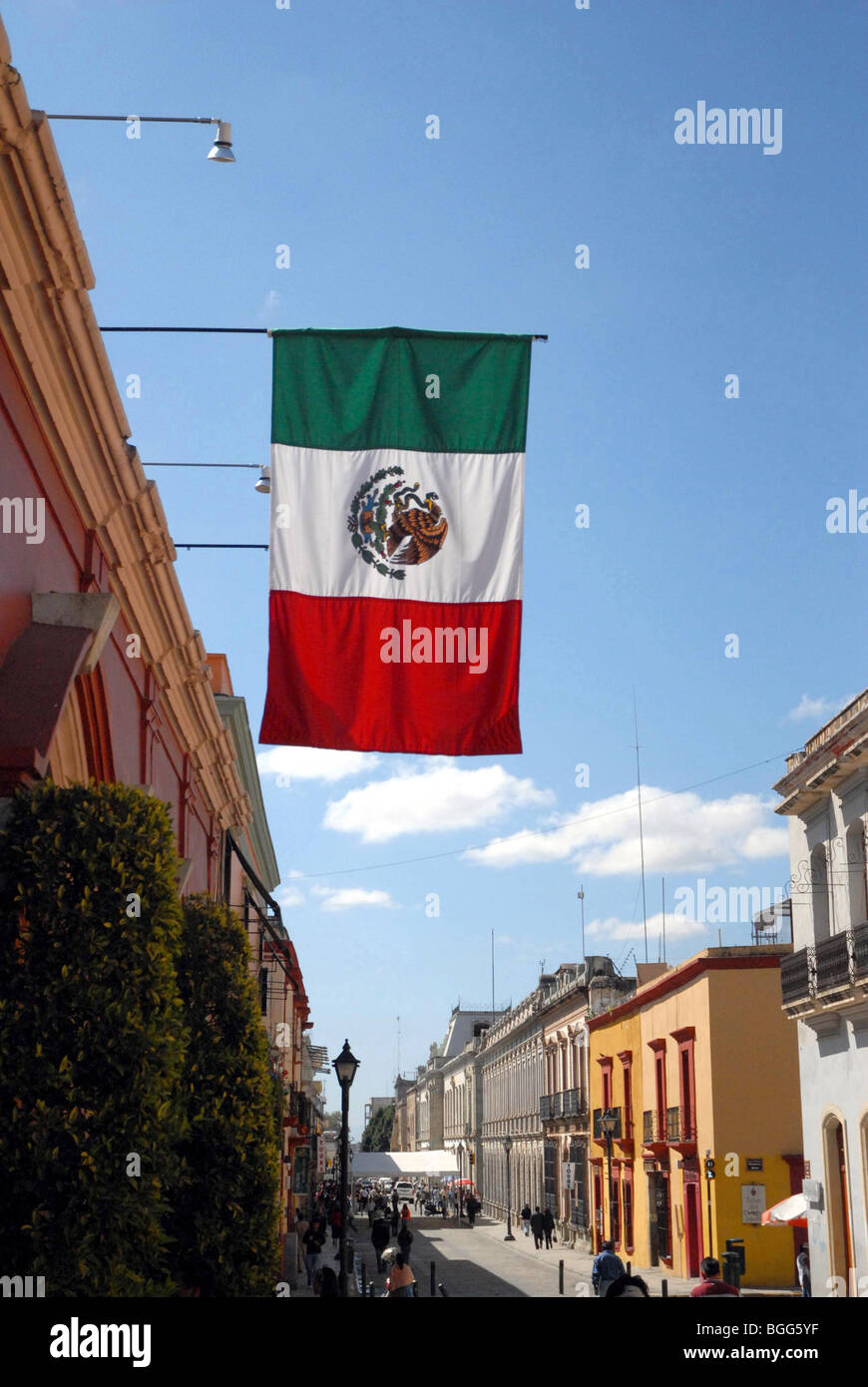 Mexican flag Stock Photo