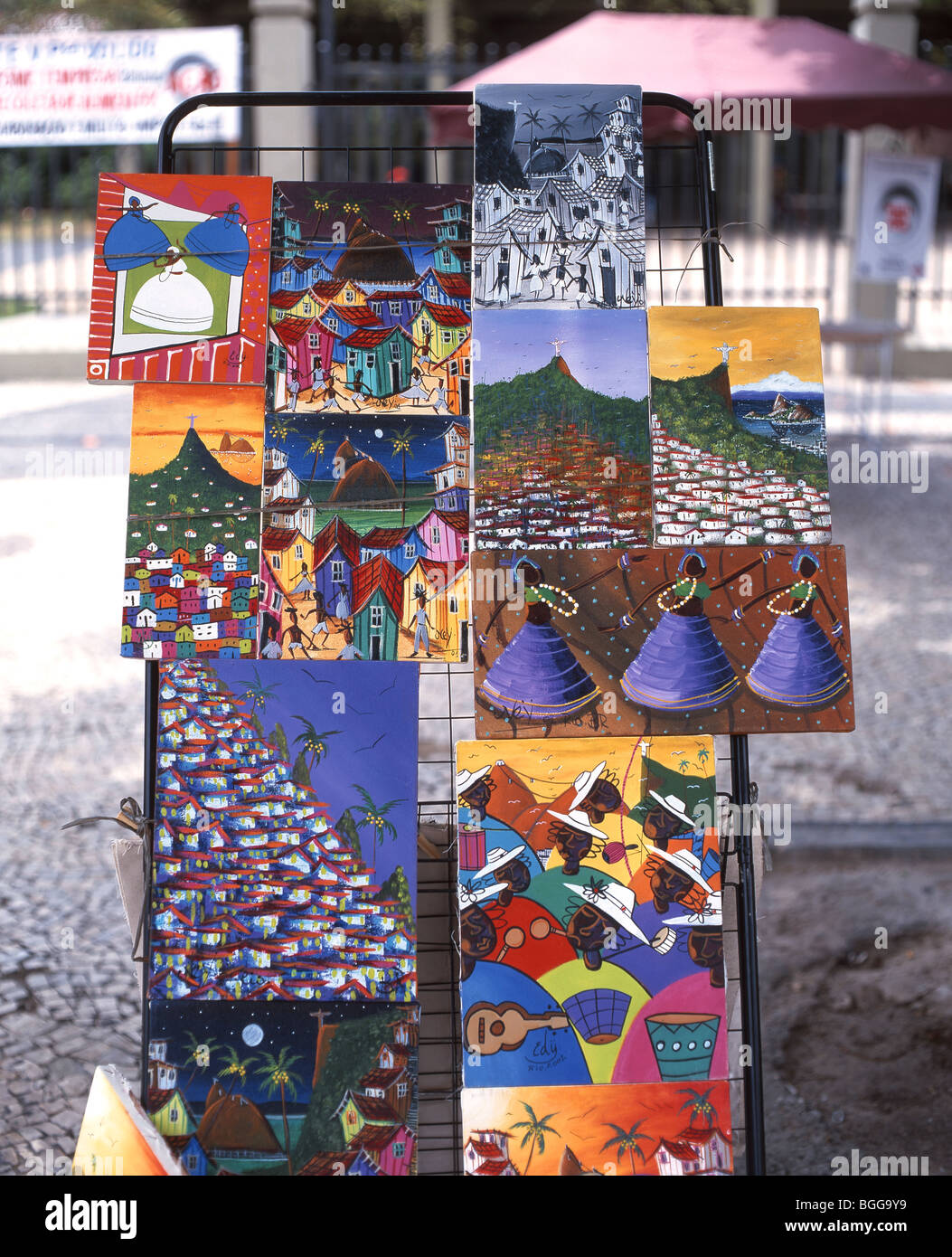 Feira Hippie de Ipanema (Hippie Fair or Hippie Market), Praça General  Osório, Ipanema, Rio de Janeiro, Brazil Stock Photo - Alamy