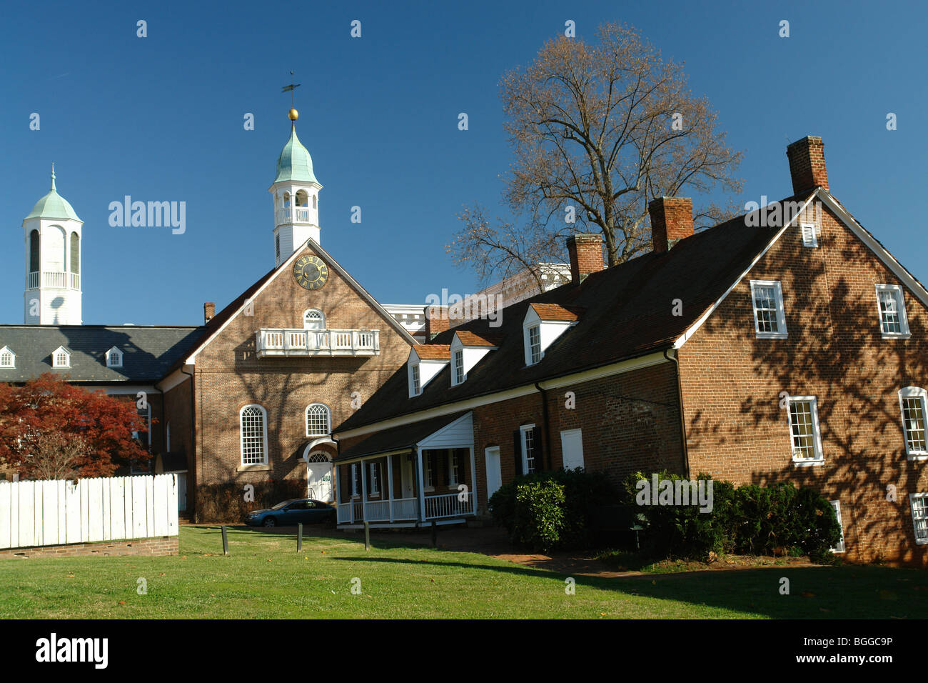 AJD61781, Winston-Salem, Old Salem, NC, North Carolina Stock Photo