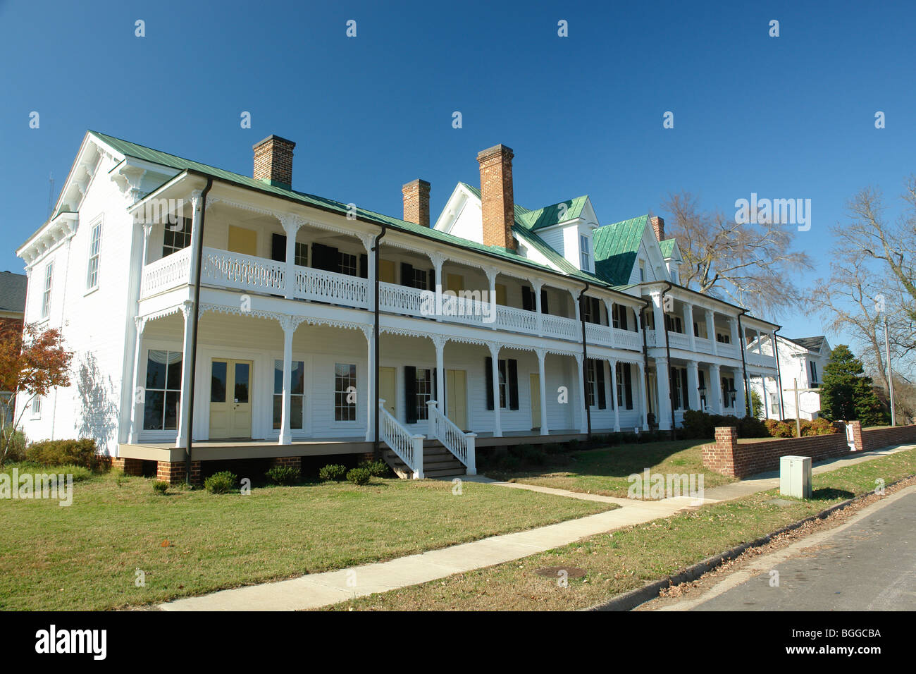 AJD61804, Boydton, VA, Virginia, Historic Boydton, Boyd Tavern Stock Photo