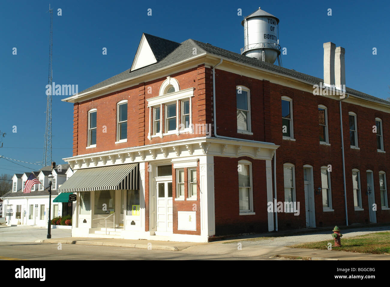 AJD61807, Boydton, VA, Virginia, Historic Downtown Boydton Stock Photo