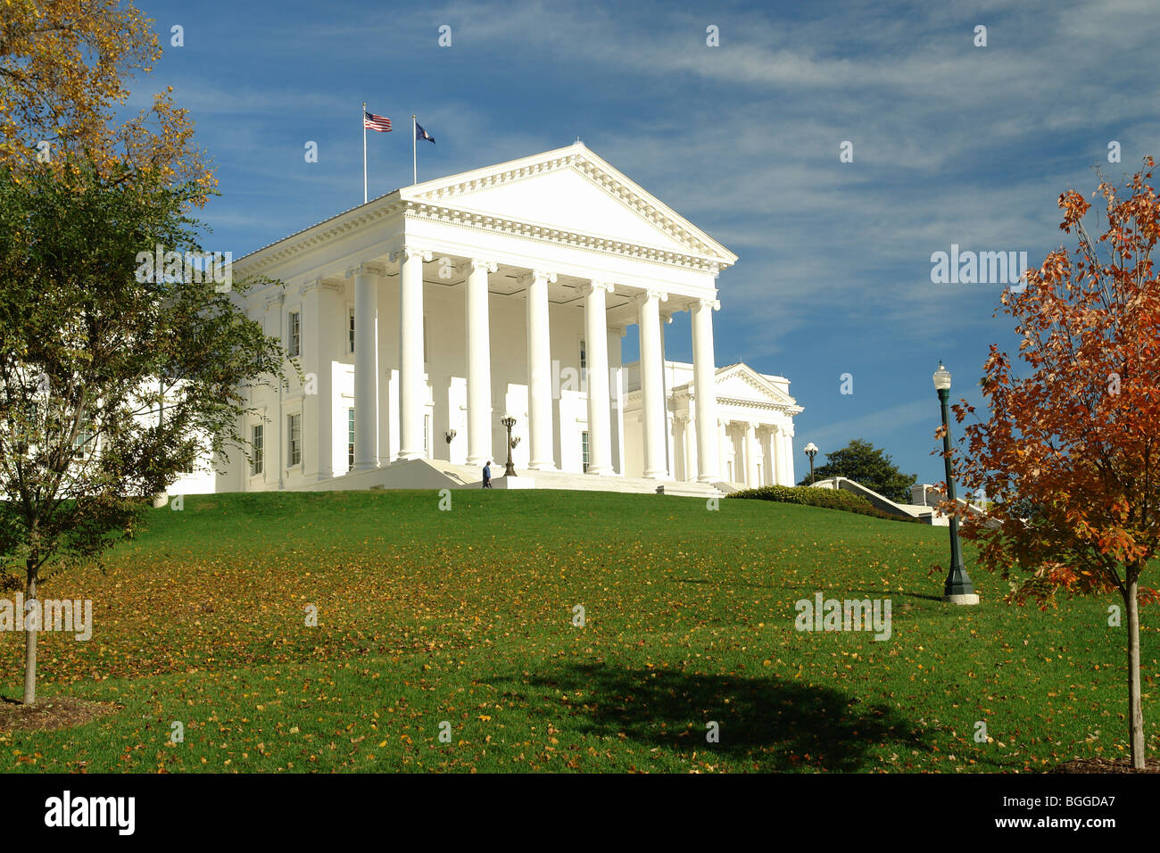 AJD62121, Richmond, VA, Virginia, State Capitol Building Stock Photo