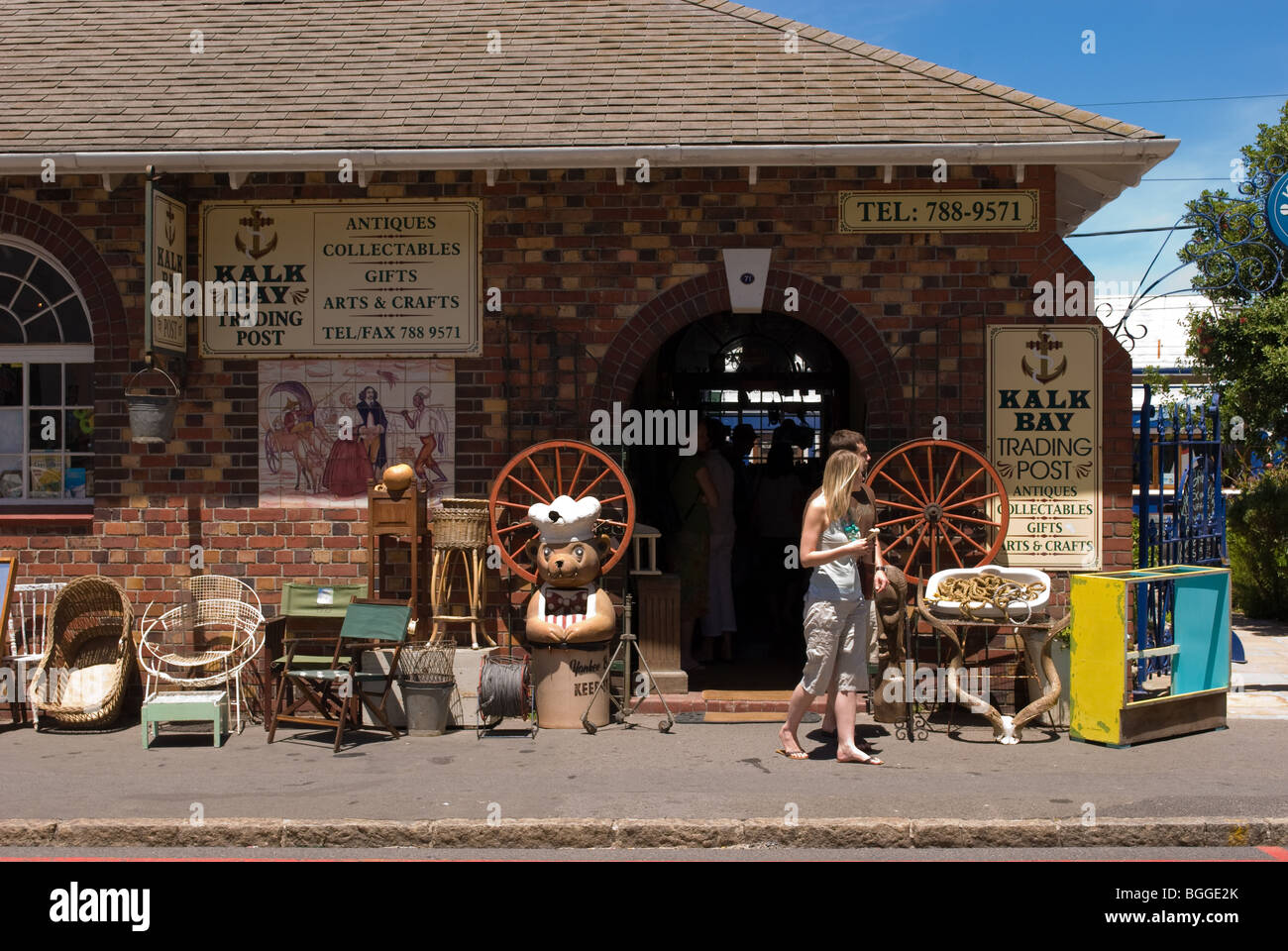 The Trading Post in Kalk Bay, in the Western Cape, South Africa. Stock Photo