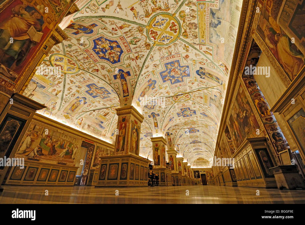 Vatican Library, Rome, Italy, low angle view Stock Photo