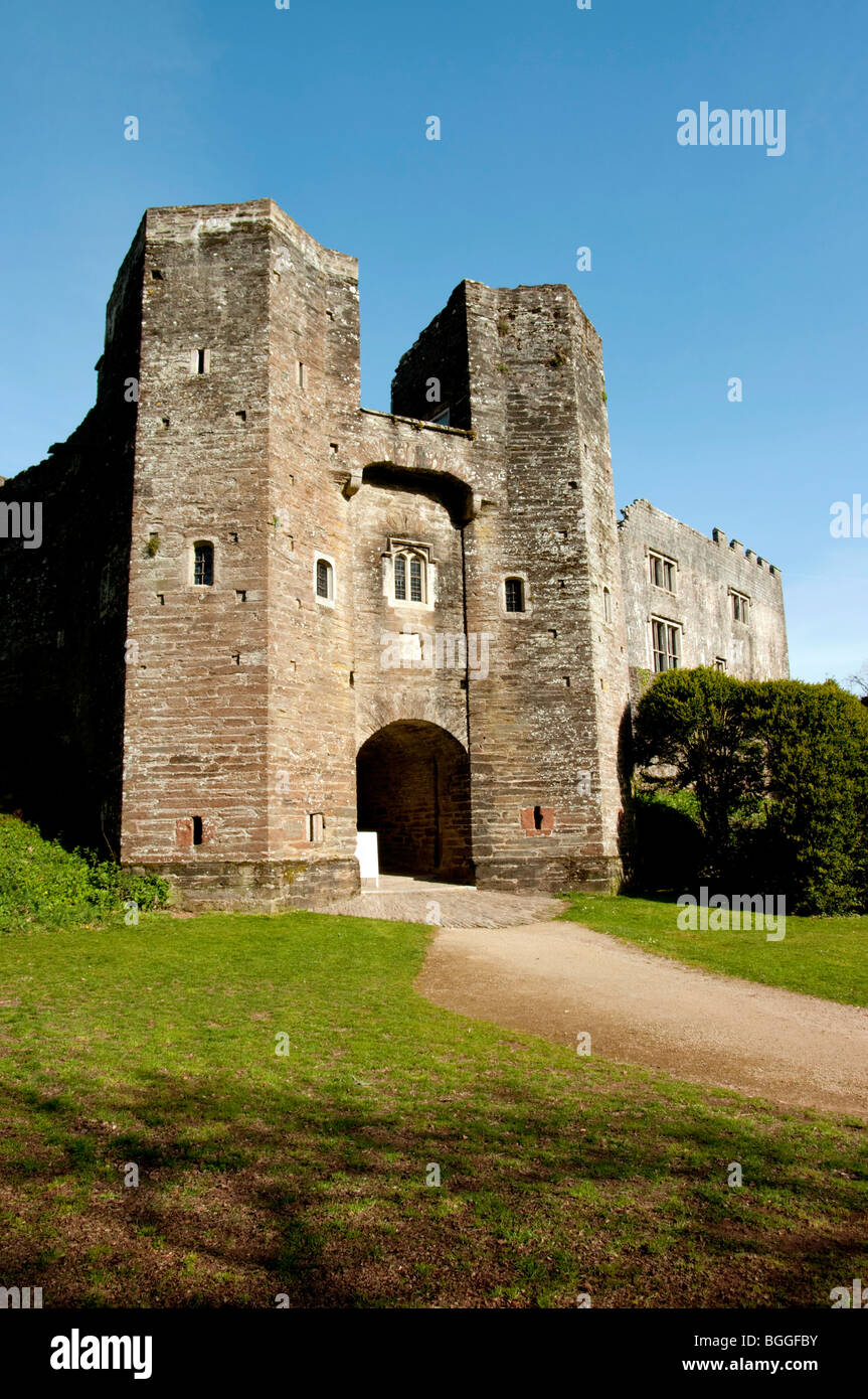 berry pomeroy castle, europe, uk, england, devon Stock Photo - Alamy