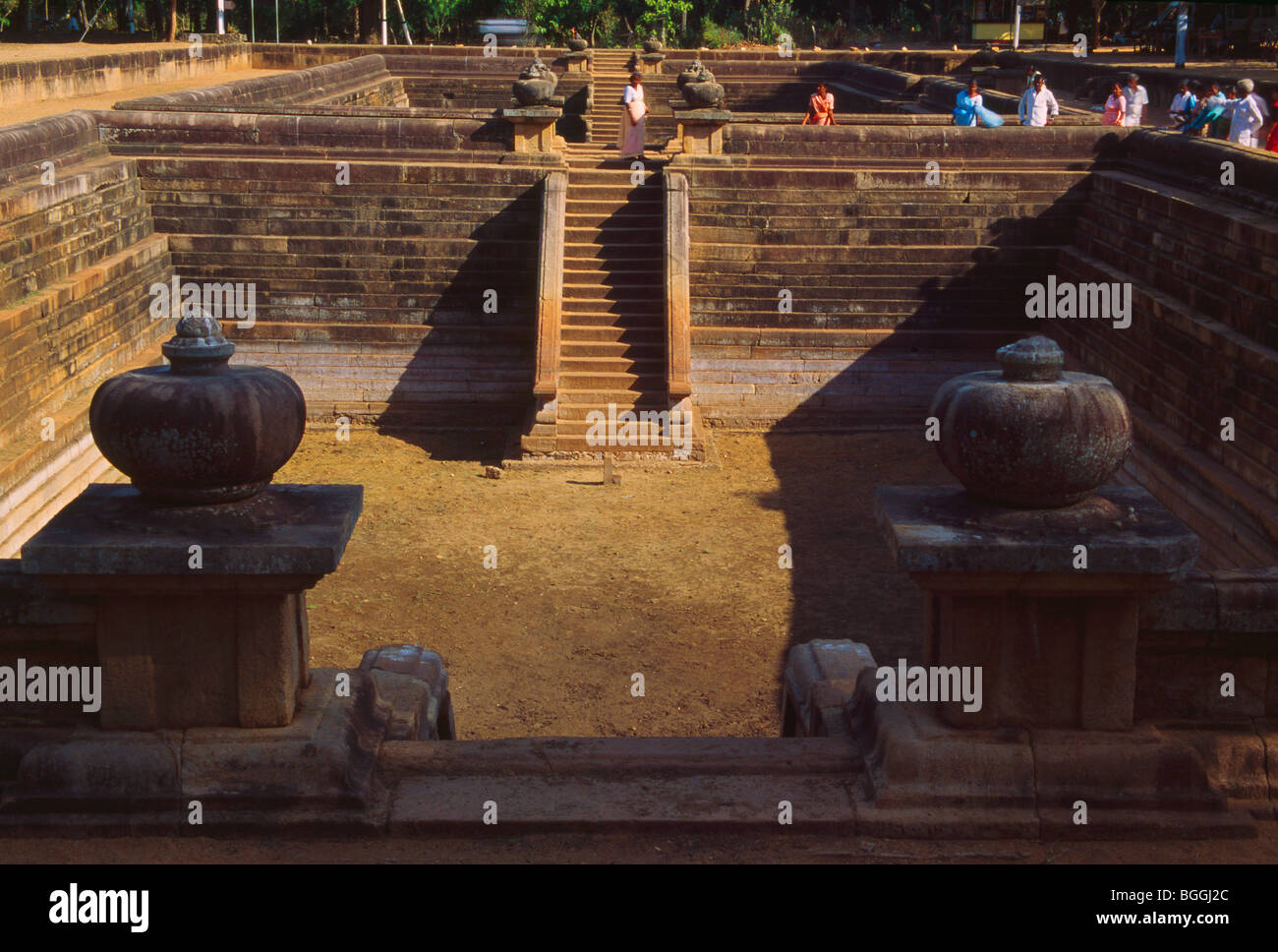 Twin Ponds (Kuttam Pokuna), Anuradhapura, Sri Lanka Stock Photo