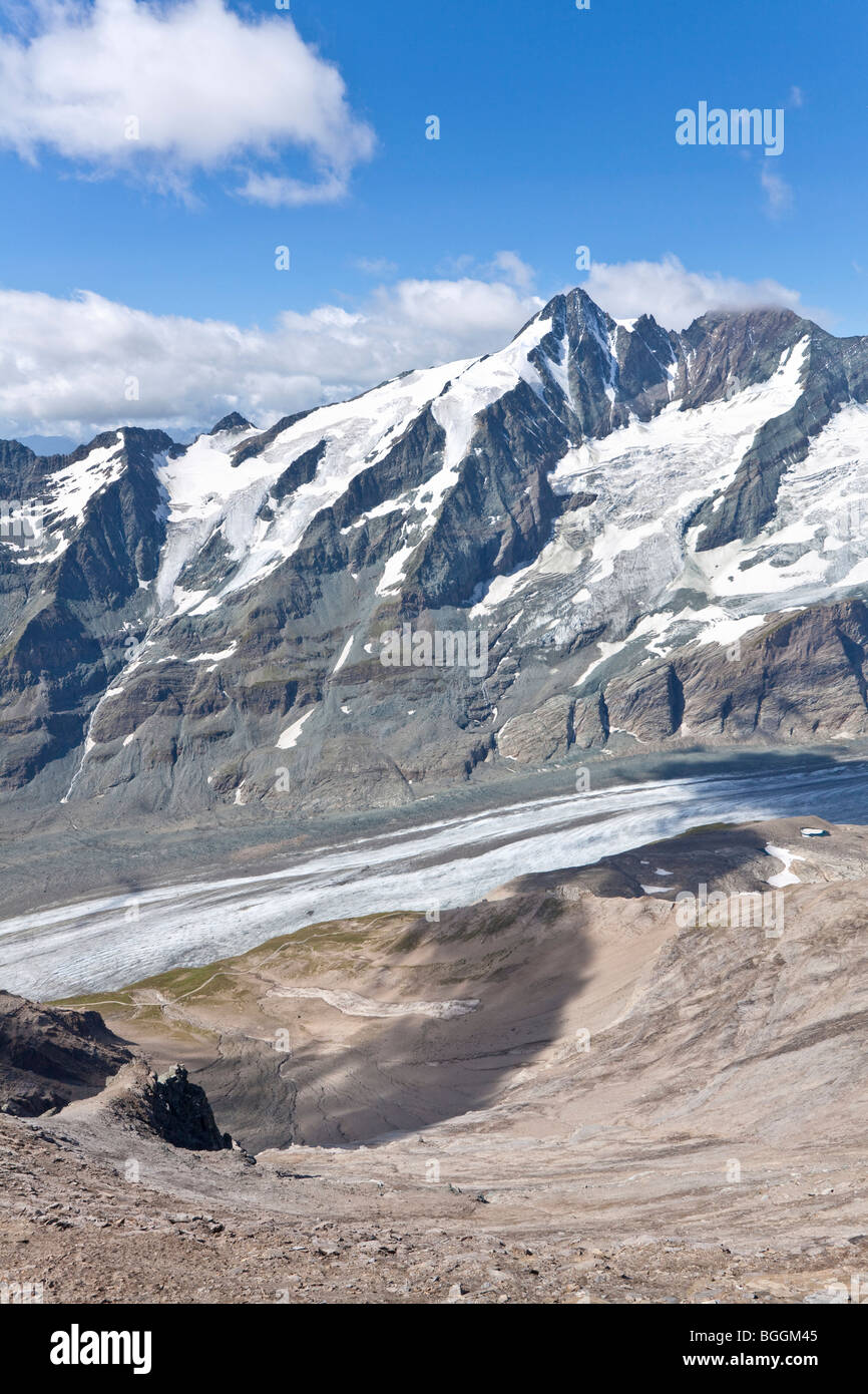 View of mountains of the Glockner group, Carinthia, Austria Stock Photo